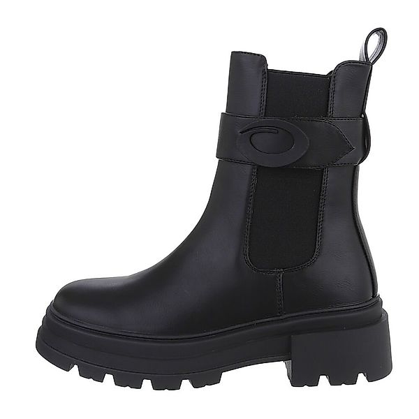 Ital-Design Damen Freizeit Plateaustiefelette (84648323) Blockabsatz günstig online kaufen