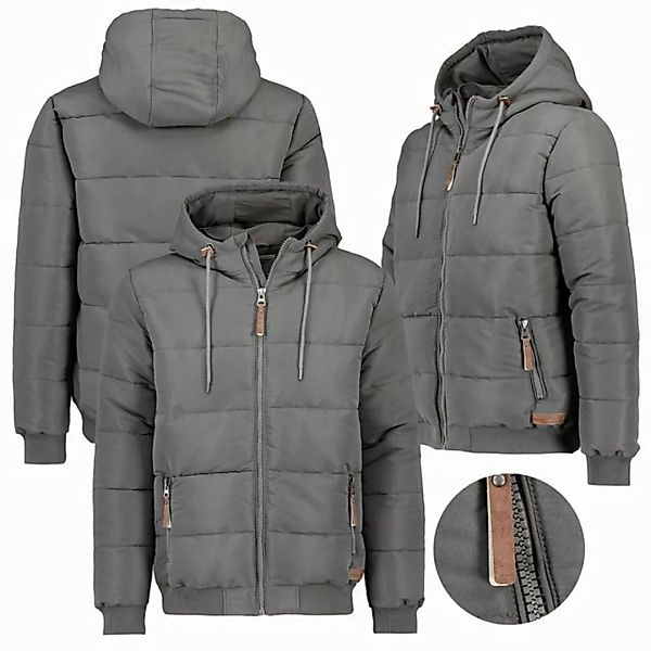 Eight2Nine Steppjacke Herren Winter Jacke Steppjacke Kapuzenjacke Stehkrage günstig online kaufen