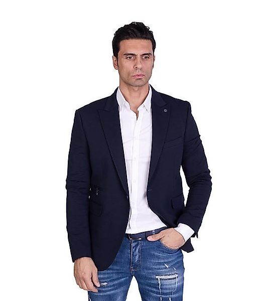Denim Distriqt Jerseysakko Herren Slim Fit Sakko mit Stretch günstig online kaufen