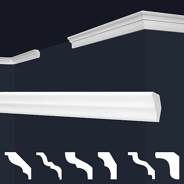 marbet design Stuckleiste E-2, 2 Meter günstig online kaufen