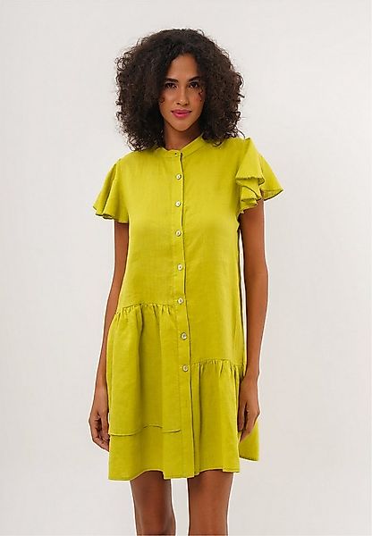 freshlions Jerseykleid Jolin (1-tlg) mit zarten Volantärmeln günstig online kaufen