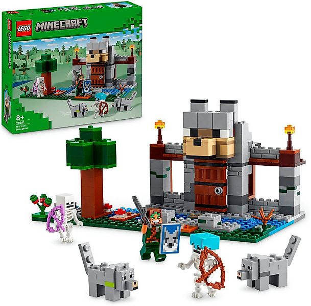 LEGO® Die Wolfsfestung (21261), LEGO Minecraft Konstruktionsspielsteine, (3 günstig online kaufen