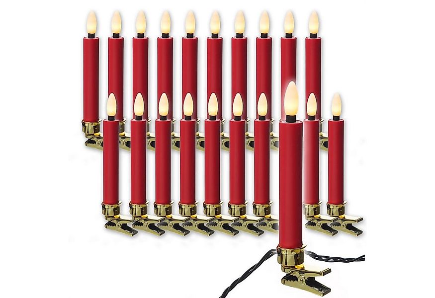 MARELIDA LED-Christbaumkerzen Weihnachtskerzen Lichterkette Weihnachtsbaum günstig online kaufen