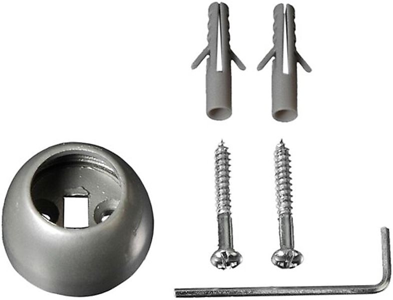 Liedeco Wandbefestigung für Gardinenstangen Ø 20 mm günstig online kaufen