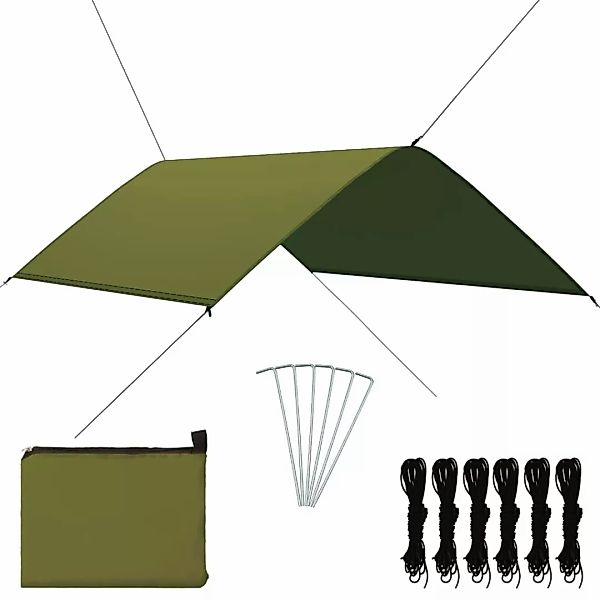 Outdoor Tarp 3x2 M Grün günstig online kaufen