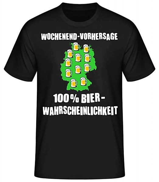 Wochenend Vorhersage Bier · Männer Basic T-Shirt günstig online kaufen