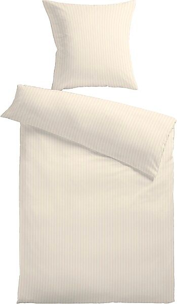 KiNZLER Bettwäsche Damast-Streifen, Damast, 2 teilig, günstig online kaufen