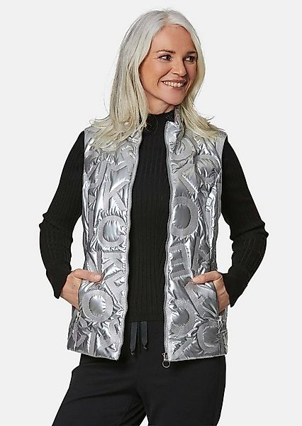 GOLDNER Kurzweste Weste mit leichtem Fantasiestepp günstig online kaufen