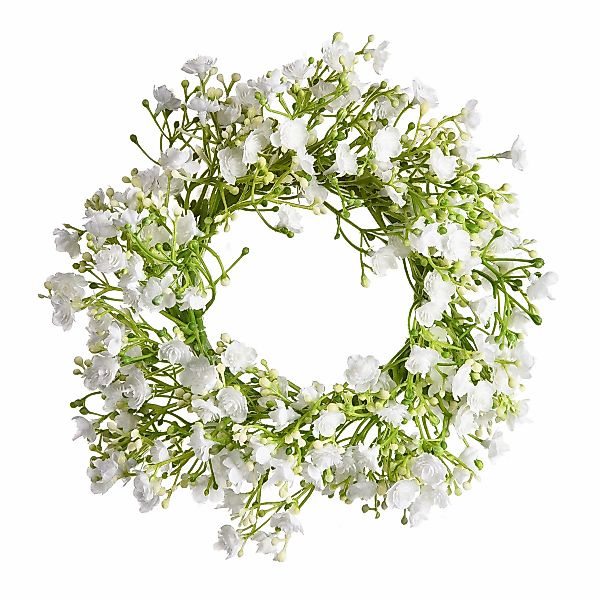 Gypsophilia Kranz ca.20cm, weiss günstig online kaufen