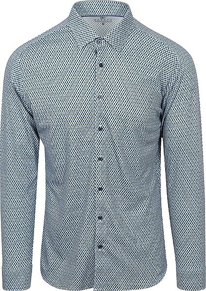 DESOTO Hemd Squares Grün Blau - Größe XXL günstig online kaufen
