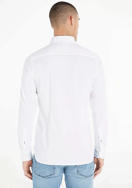Tommy Hilfiger Langarmhemd LA-Hemd Flex Dobby günstig online kaufen