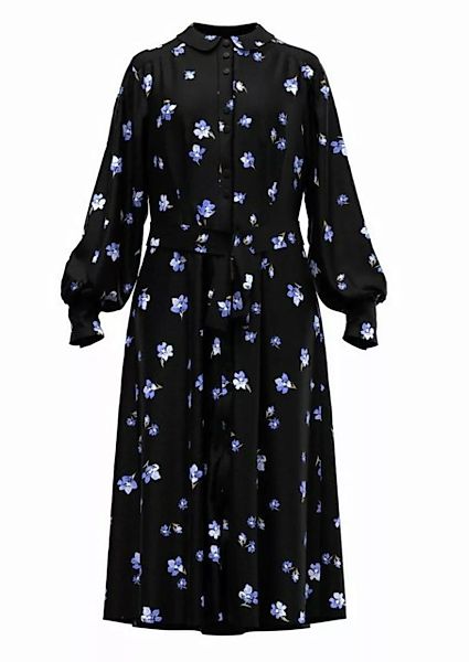 SELECTED FEMME Sommerkleid Damen Kleid SLFWALDA LS AOP MIDI DRESS (1-tlg) günstig online kaufen