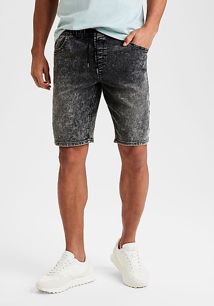 Buffalo Jeansshorts, knielang, elastische Schlupf-Bermuda, kurze Hose in mo günstig online kaufen