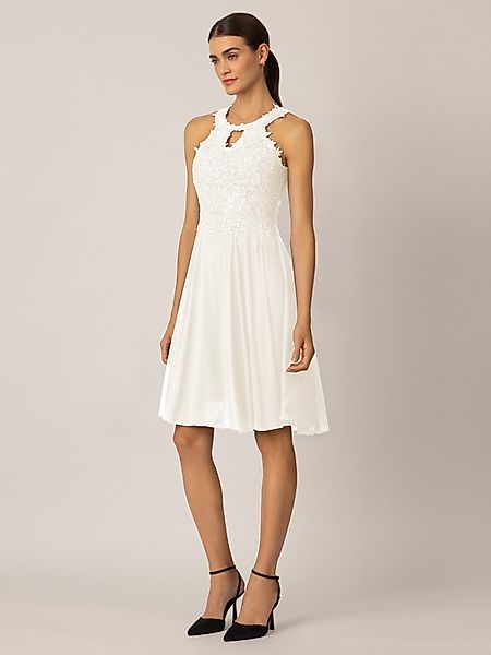Apart Cocktailkleid aus einer Plastischen Spitze günstig online kaufen