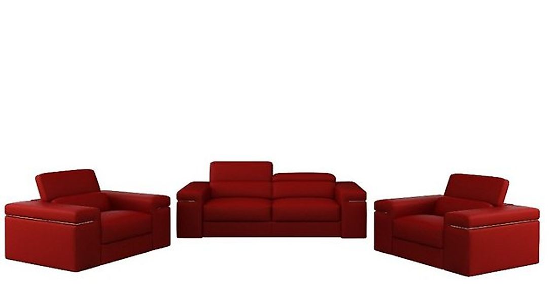 JVmoebel Sofa Couch Polser Sitz 3 Sitzer XXL Big Sofas Couchen Leder 3-er, günstig online kaufen