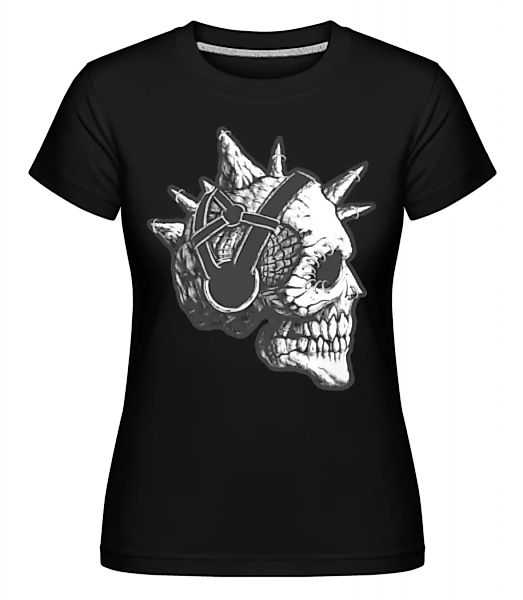 Punk Totenkopf · Shirtinator Frauen T-Shirt günstig online kaufen