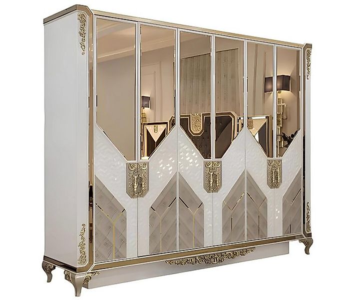 JVmoebel Kleiderschrank Antiker Stil Kleiderschrank Klassischer Schrank Sch günstig online kaufen