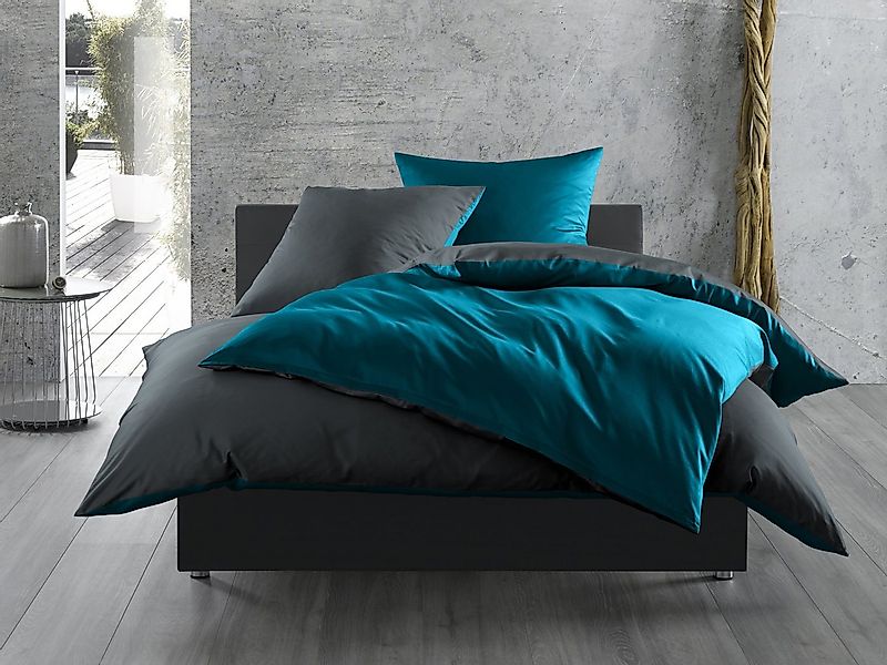 BETTWAESCHE-MIT-STIL Bettwäsche Mako Satin Wendebettwäsche, Mako-Satin, 2 t günstig online kaufen