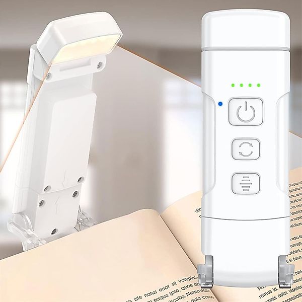 MODFU LED Leselampe Buchlampe Leseleuchte Akku günstig online kaufen