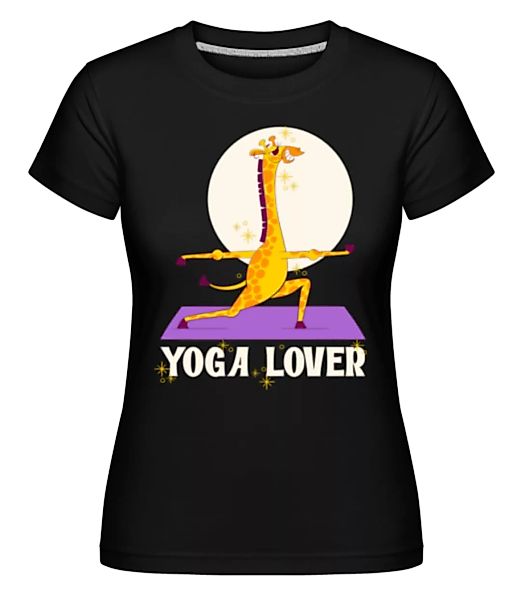 Giraffe Yoga Lover · Shirtinator Frauen T-Shirt günstig online kaufen