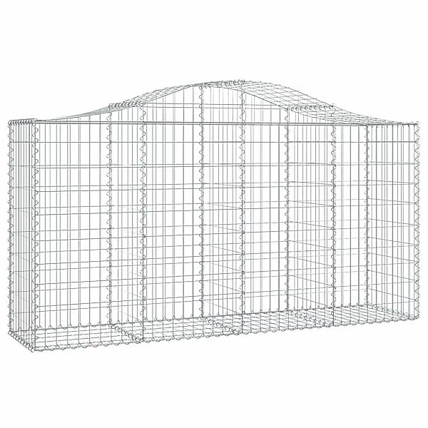 Vidaxl Gabionen Mit Hochbogen 13 Stk 200x50x100/120cm Verzinktes Eisen günstig online kaufen