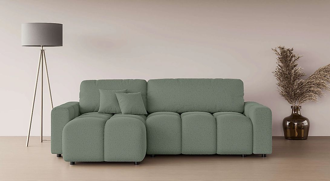 Home affaire Ecksofa "FELICI, Schlafsofa 233cm, L-Form mit Recamiere beidse günstig online kaufen