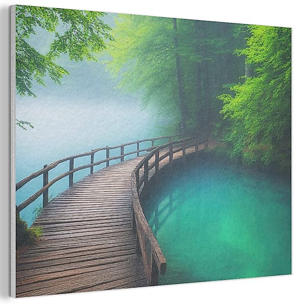 MuchoWow Gemälde Brücke - Wasser - günstig online kaufen