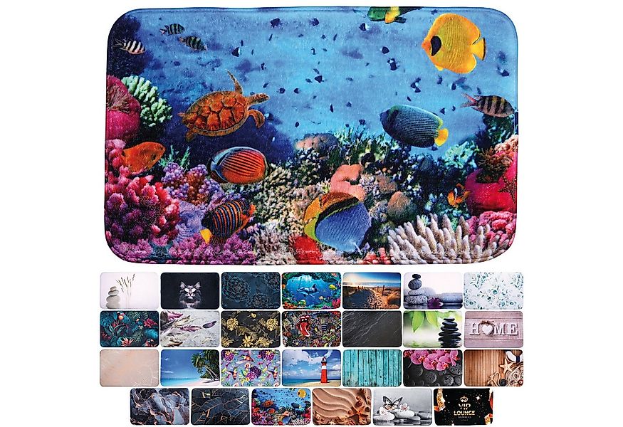 Sanilo Badematte mit Motiv, viele schöne Badteppiche zur Auswahl, rutschhem günstig online kaufen