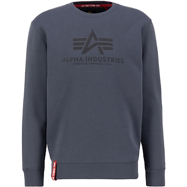 Alpha  Sweatshirt Basic Sweater - greyblack/black günstig online kaufen