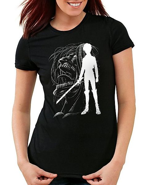 style3 T-Shirt Inked Eren attack on titan anime japan manga aot günstig online kaufen