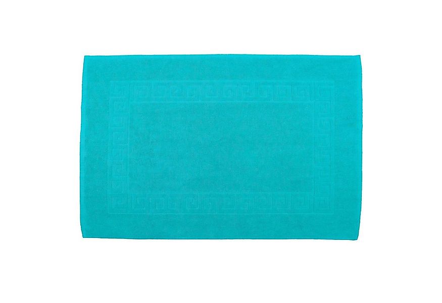 Julie Julsen Badematte 1-Badematte-Türkis-50 x 40 cm, Baumwolle, Spiral günstig online kaufen