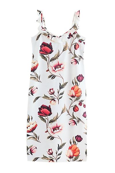 Next Midikleid Sommerliches Midikleid mit Rüschen, Kurzgröße (1-tlg) günstig online kaufen