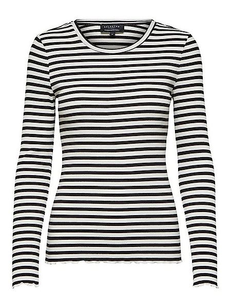 SELECTED FEMME T-Shirt Dünnes Basic Langarm Shirt SLFANNA (1-tlg) SLFANNA L günstig online kaufen