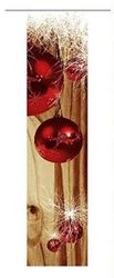 gardinen-for-life Schiebegardine Weihnachten Modern Red-Brown -Weihnachtsga günstig online kaufen