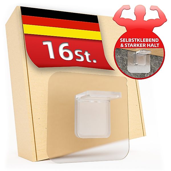 DEKAZIA Wandregalhalter ohne Bohren, Regalbodenhalter selbstklebend, günstig online kaufen