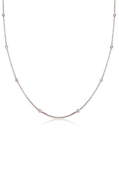Elli Kette mit Anhänger Solitär Basic Kristalle 925 Silber günstig online kaufen