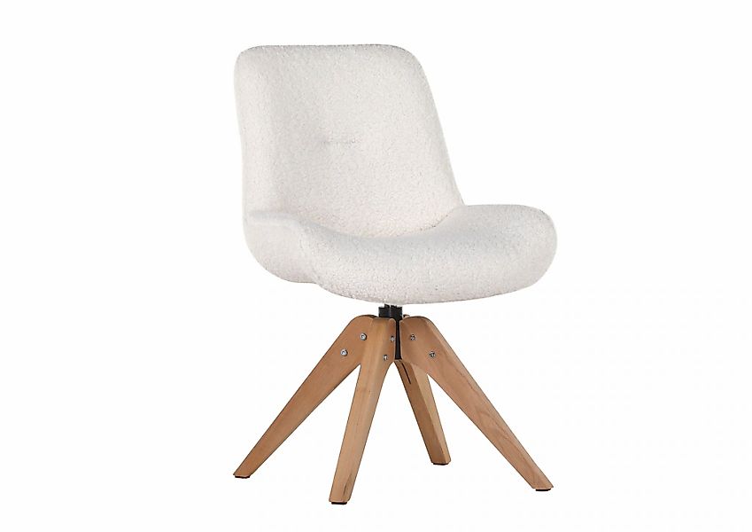 Gutmann Factory Esszimmerstuhl "Wolly", Polyester, mit Teddyfell Bezug günstig online kaufen