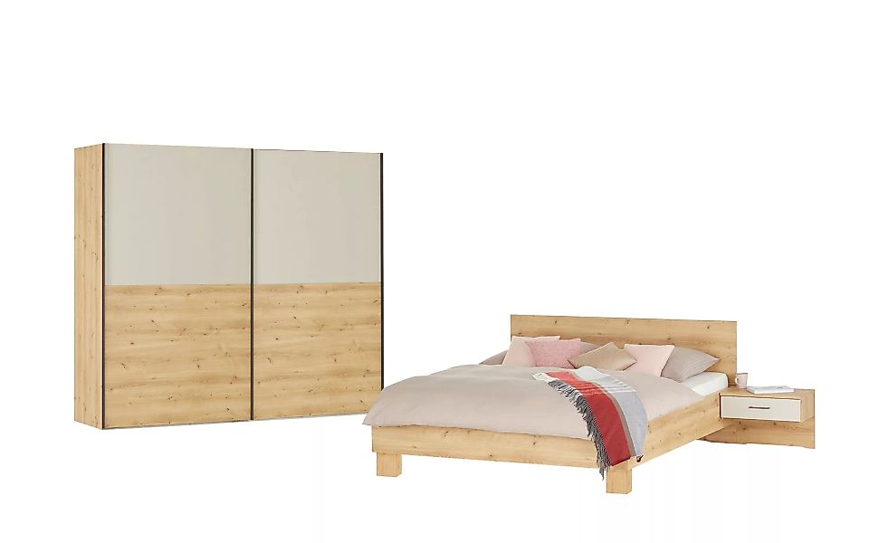 uno Schlafzimmer  Riva - holzfarben - Komplett-Schlafzimmer - Möbel Kraft günstig online kaufen