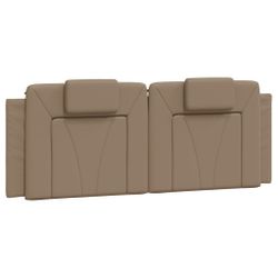 vidaXL Kopfteil Kopfteil-Kissen "Viana" Cappuccino-Braun 140 günstig online kaufen