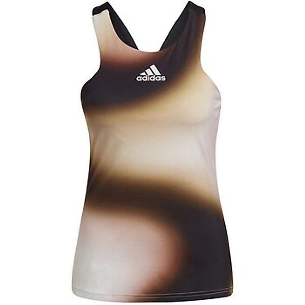 adidas Performance Tanktop Tennis-Tank Melbourne Printed schwarz/sand/weiss günstig online kaufen