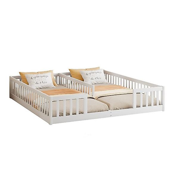 Gotagee Kinderbett Flachbett Doppelbett 90x200cm Jugendbett Kiefernholz Ein günstig online kaufen