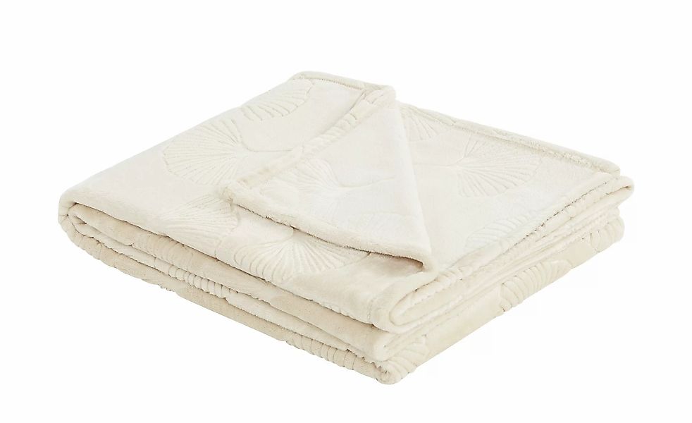 como Flauschdecke  Zoey ¦ beige ¦ Synthetik ¦ Maße (cm): B: 150 Dekokissen günstig online kaufen