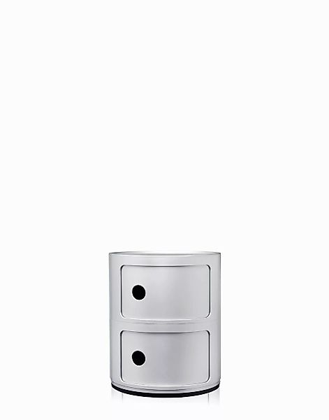 Componibili Recycled Container mit zwei Elementen silber günstig online kaufen