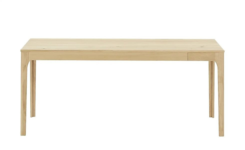 smart Ausziehbarer Esstisch Magnus aus Wildeiche   ¦ holzfarben ¦ Maße (cm) günstig online kaufen