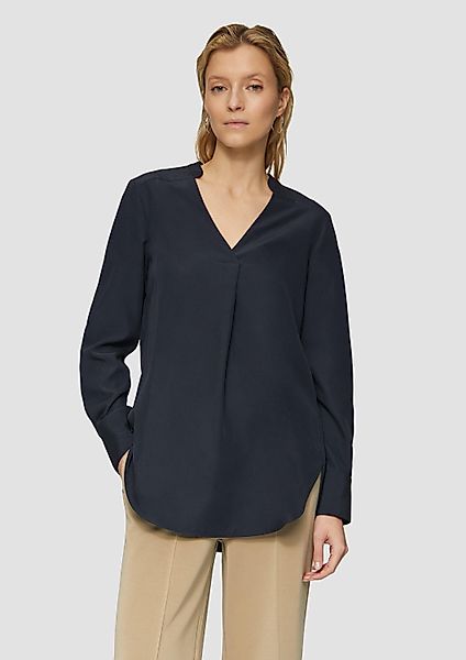 s.Oliver Langarmbluse Bluse Longbluse aus Modalmix günstig online kaufen