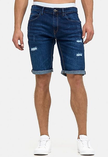 Indicode Jeansshorts Herren Caden Jeans Shorts Herrenshorts mit 5 Taschen, günstig online kaufen