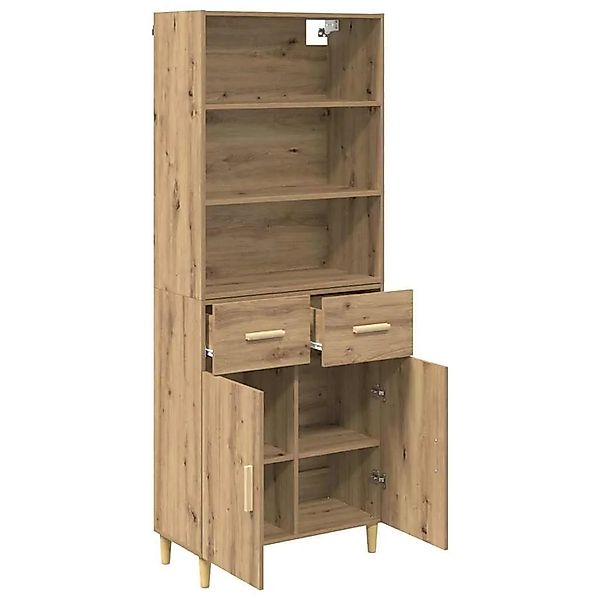 vidaXL Highboard Artisan-Eiche 69,5 x 32,5 x 180 cm Holzwerkstoff 3415943 günstig online kaufen