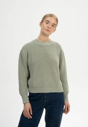 MELA Strickpullover Damen Rippstrick Pullover ADAH günstig online kaufen