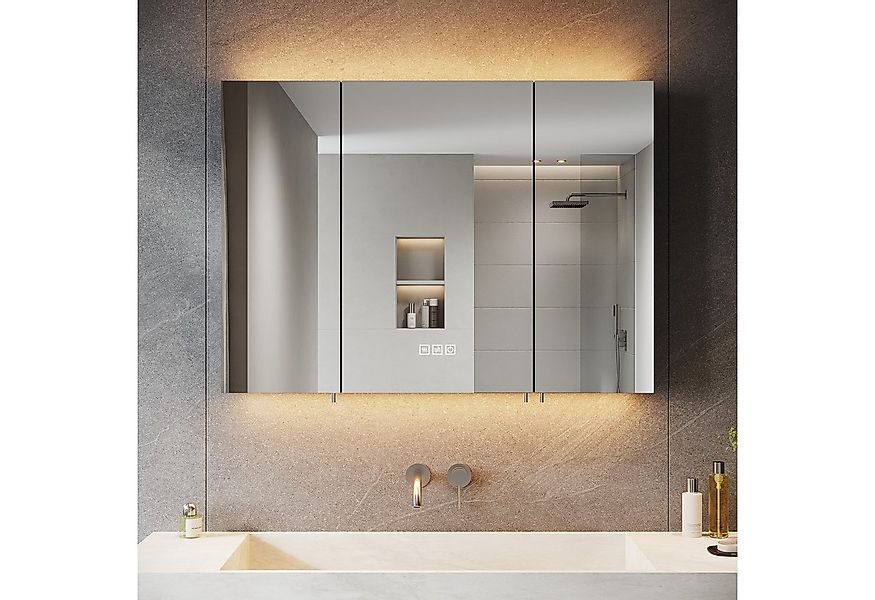 SONNI Badezimmerspiegelschrank Badezimmerspiegelschrank mit Beleuchtung und günstig online kaufen