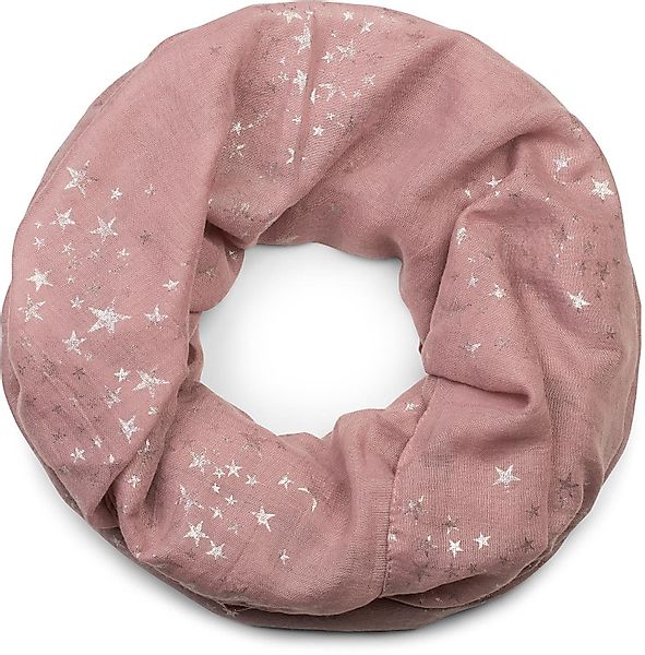 styleBREAKER Loop Loop Schal mit Metallic günstig online kaufen